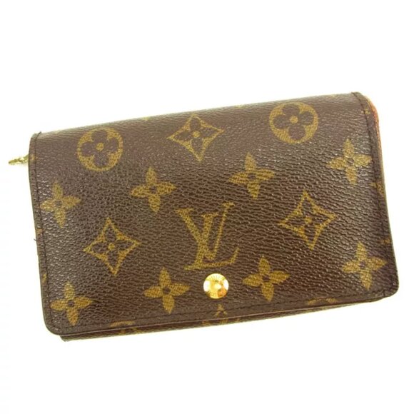 Louis Vuitton Wallet Purse Monogram Brown Woman unisex Authentic Used - Picture 1 of 6